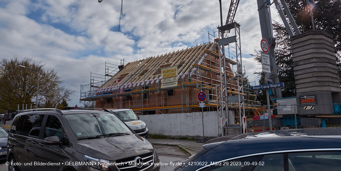 31.03.2023 - Baustelle zu einem Mehrfamilienhaus in der Niederalmstraße 16